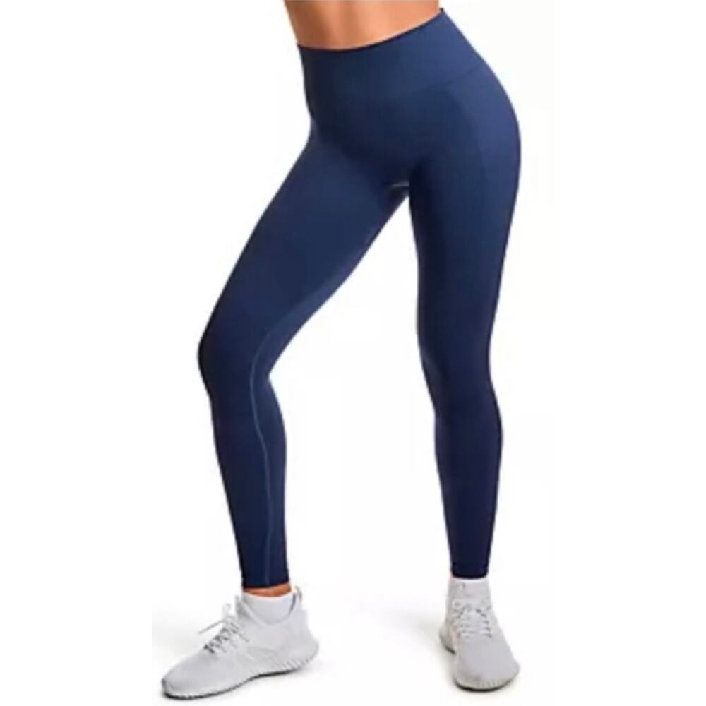 High-Waist Navy Performance Leggings